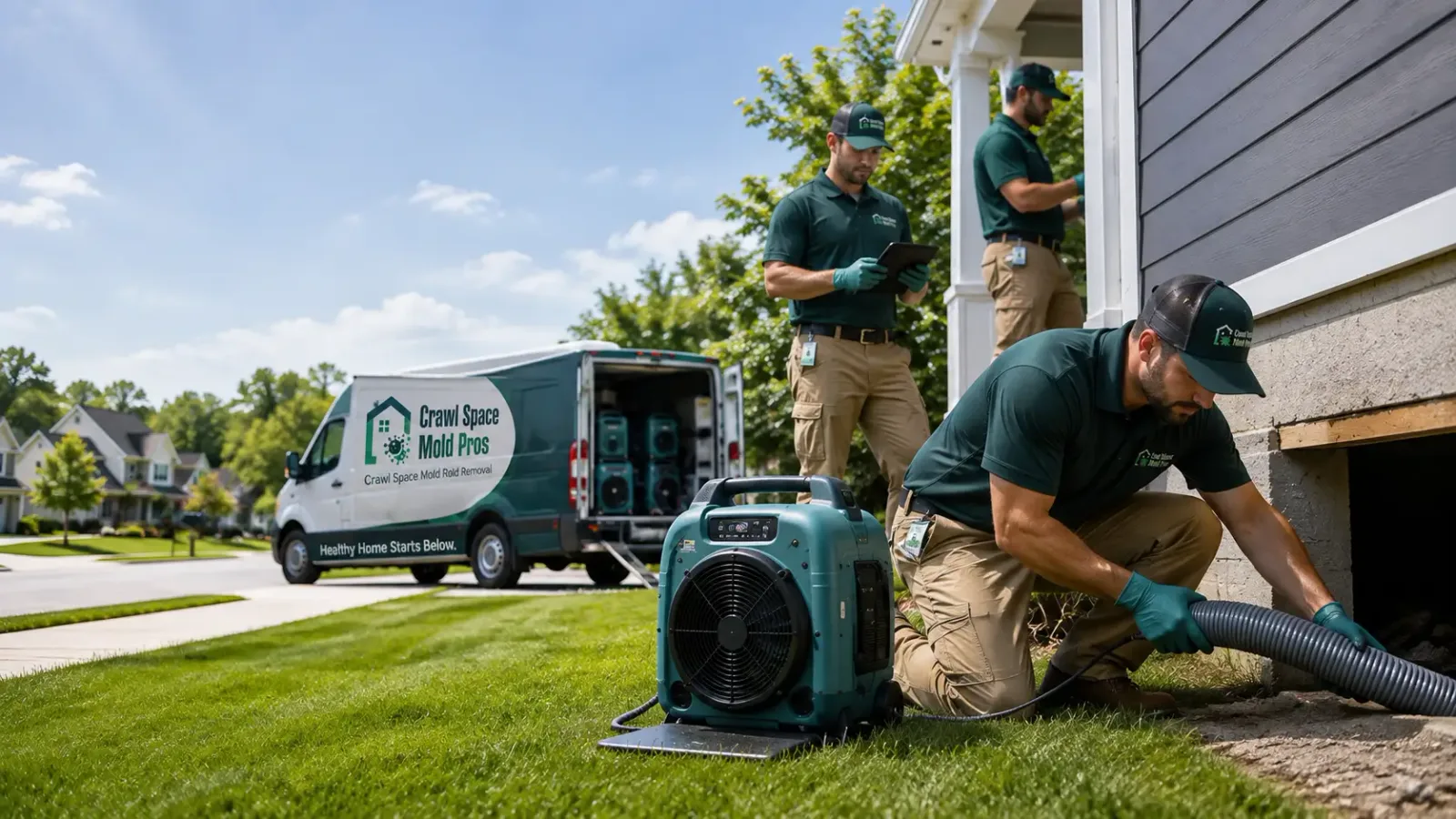 Crawl Space Mold Removal in Goodell, IA
